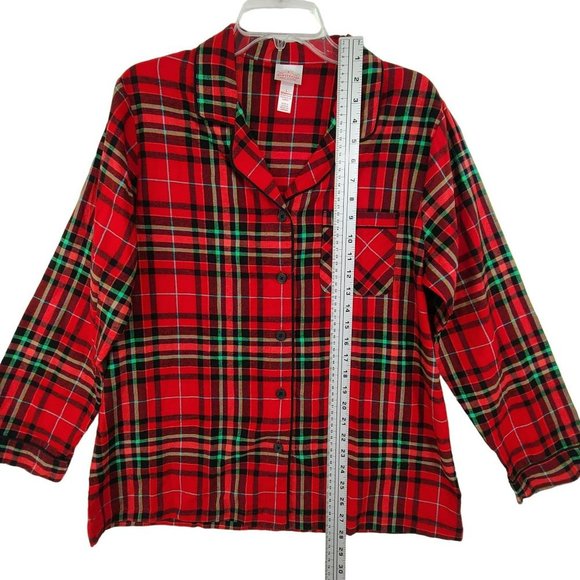 Wondershop NWT Women's Pajama Set Red Plaid Size  M - Picture 5 of 16